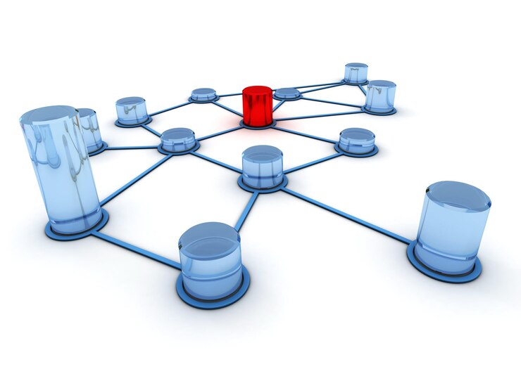 Joined symbols representing a social network
