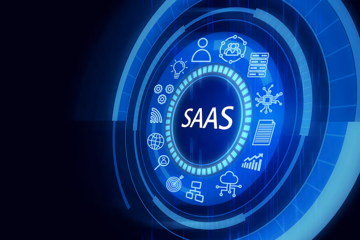 Saas concept collage